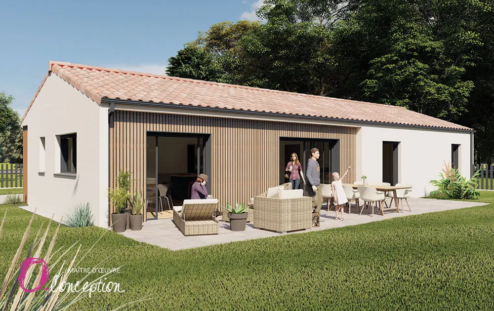 Conception maison sur mesure Vendée, la roche sur yon, les sables d'olonne par O'Conception