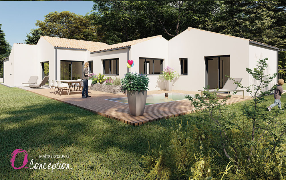 maison traditionnelle plain pied sur mesure vendee