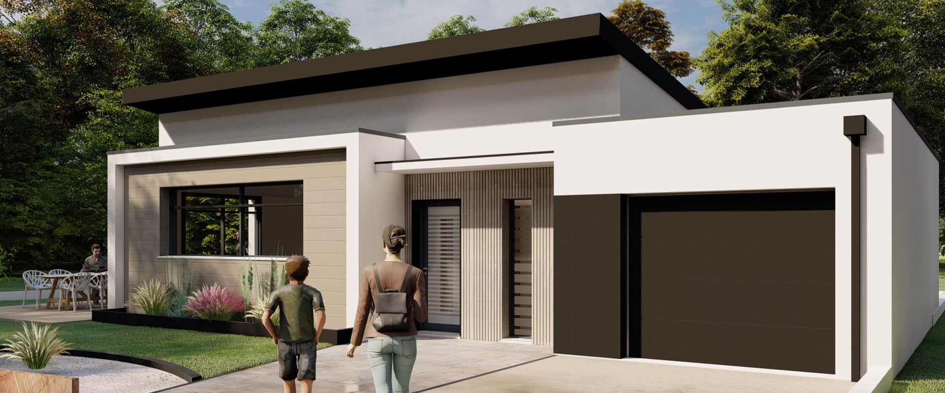 constructeur vendee maison contemporaine toit plat 85
