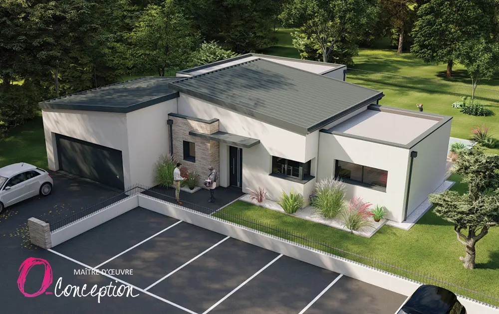Construction maison neuve vendée la roche sur yon aitre d'œuvre O'Conception