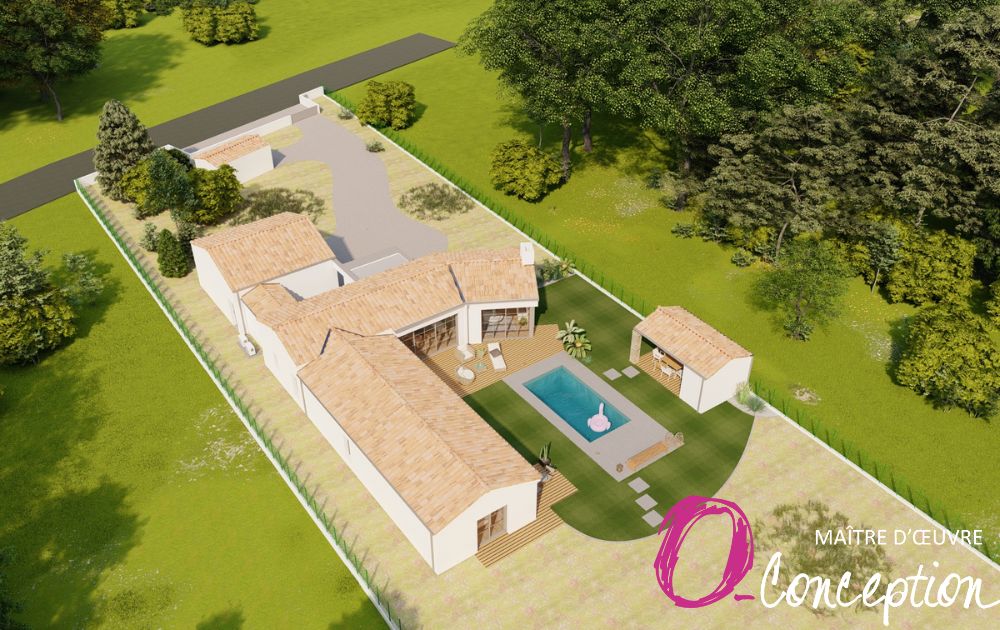Construction de maison sur-mesure avec piscine