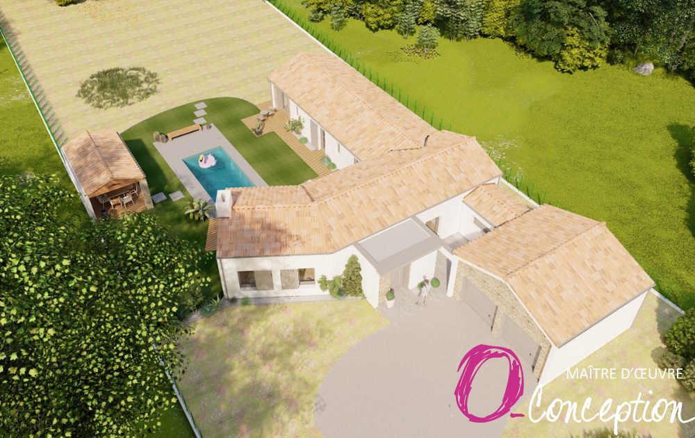 Maison traditionnelle avec piscine